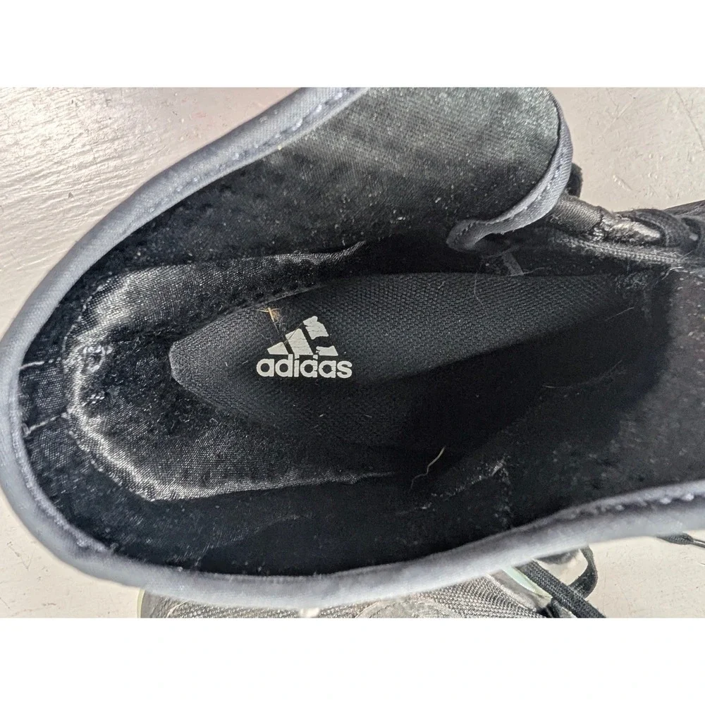 Adidas Dual Threat Techfit Basketball Shoes Men's 11 Black Adiprene+‎ High Top